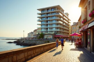 Appartement à louer à Houlgate avec vue sur la plage